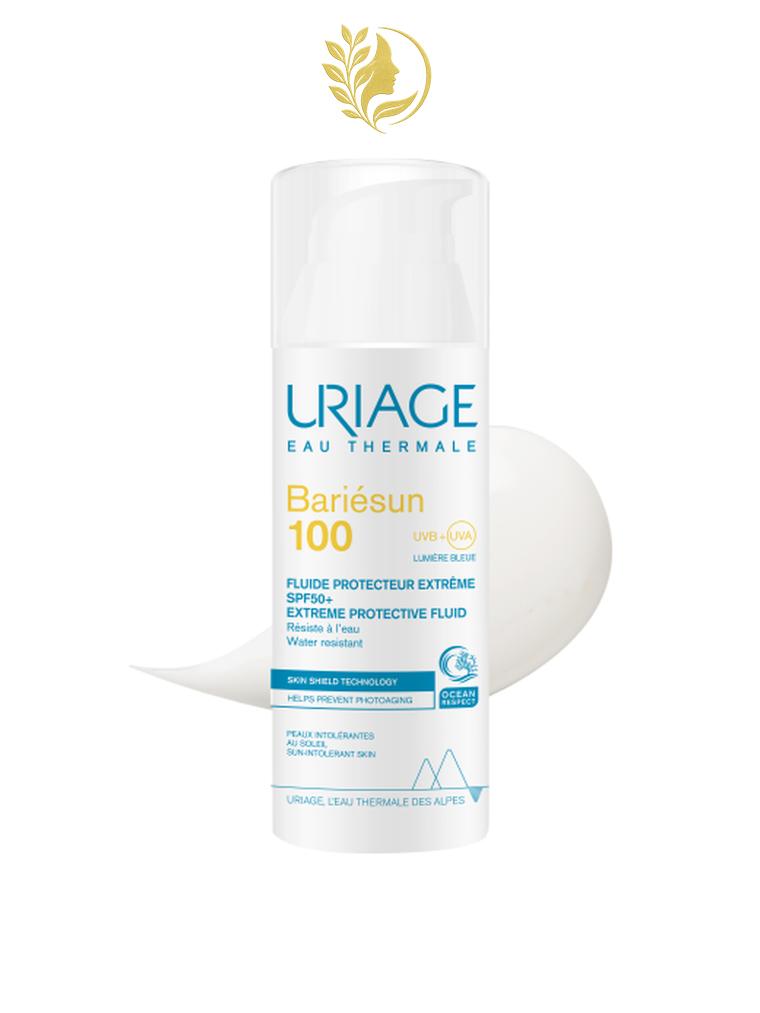 URIAGE BARIÉSUN 100 - FLUIDE PROTECTEUR EXTRÊME SPF50+  PROTECTION EXTRÊME DES PEAUX LES PLUS INTOLÉRANTES AU SOLEIL - 50 ML -