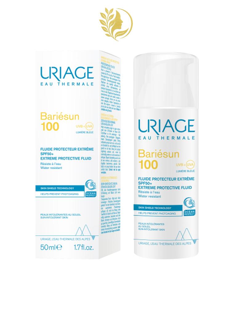 URIAGE BARIÉSUN 100 - FLUIDE PROTECTEUR EXTRÊME SPF50+  PROTECTION EXTRÊME DES PEAUX LES PLUS INTOLÉRANTES AU SOLEIL - 50 ML -