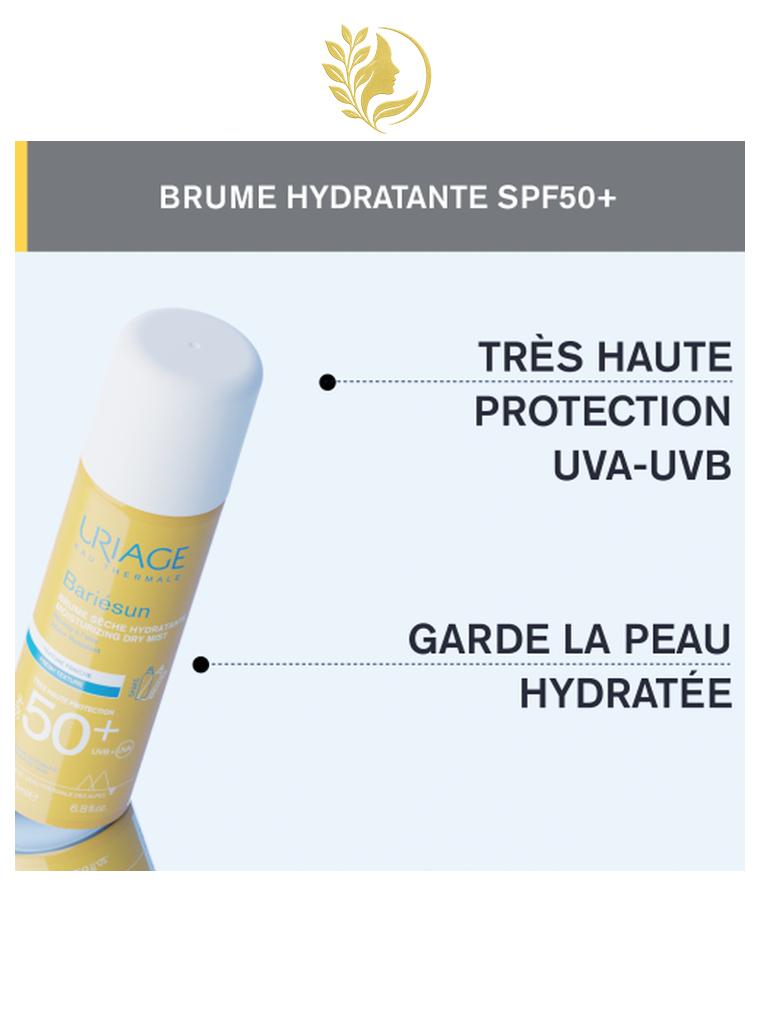URIAGE BARIÉSUN - BRUME SÈCHE SPF50 CRÈME SOLAIRE HAUTE PROTECTION EN SPRAY - 200 ML -