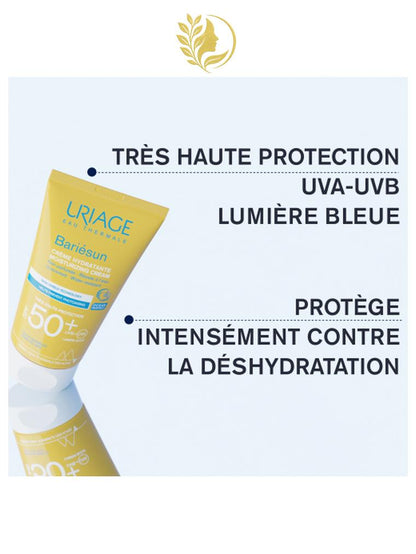 URIAGE BARIÉSUN - CRÈME HYDRATANTE SPF50+  CRÈME SOLAIRE TRÈS HAUTE PROTECTION - 50 ML -