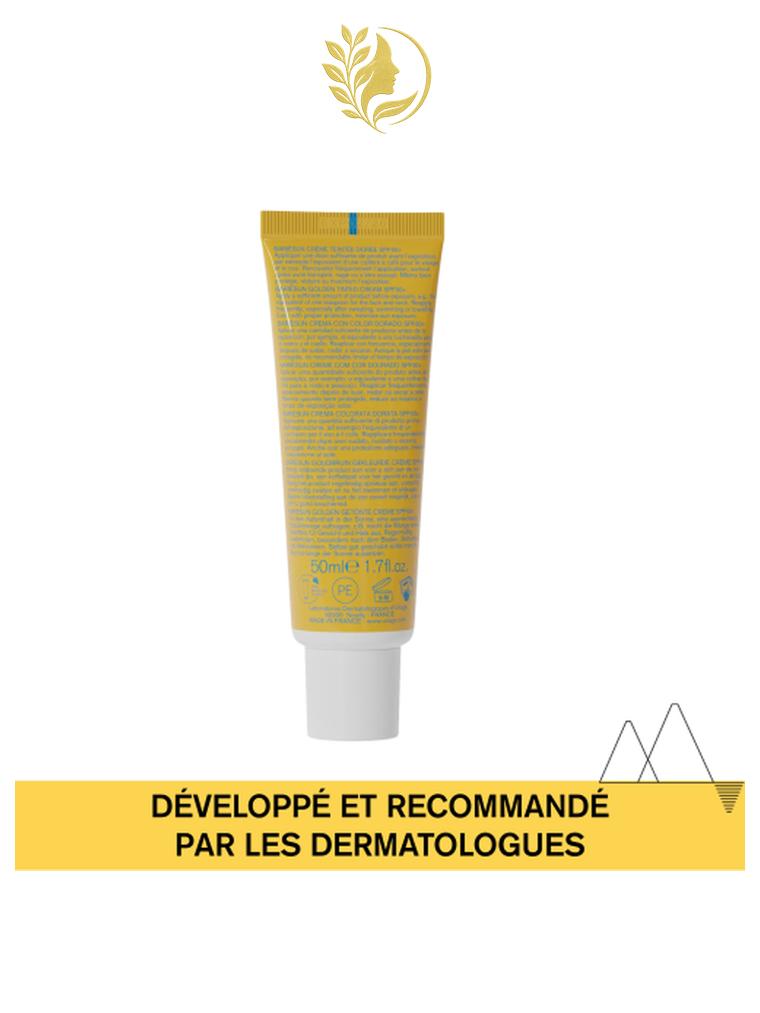 URIAGE BARIÉSUN - CRÈME TEINTÉE SPF 50+ TEINTE DORÉE  SOIN SOLAIRE BOUCLIER - ULTRA PROTECTION - 50 ML -