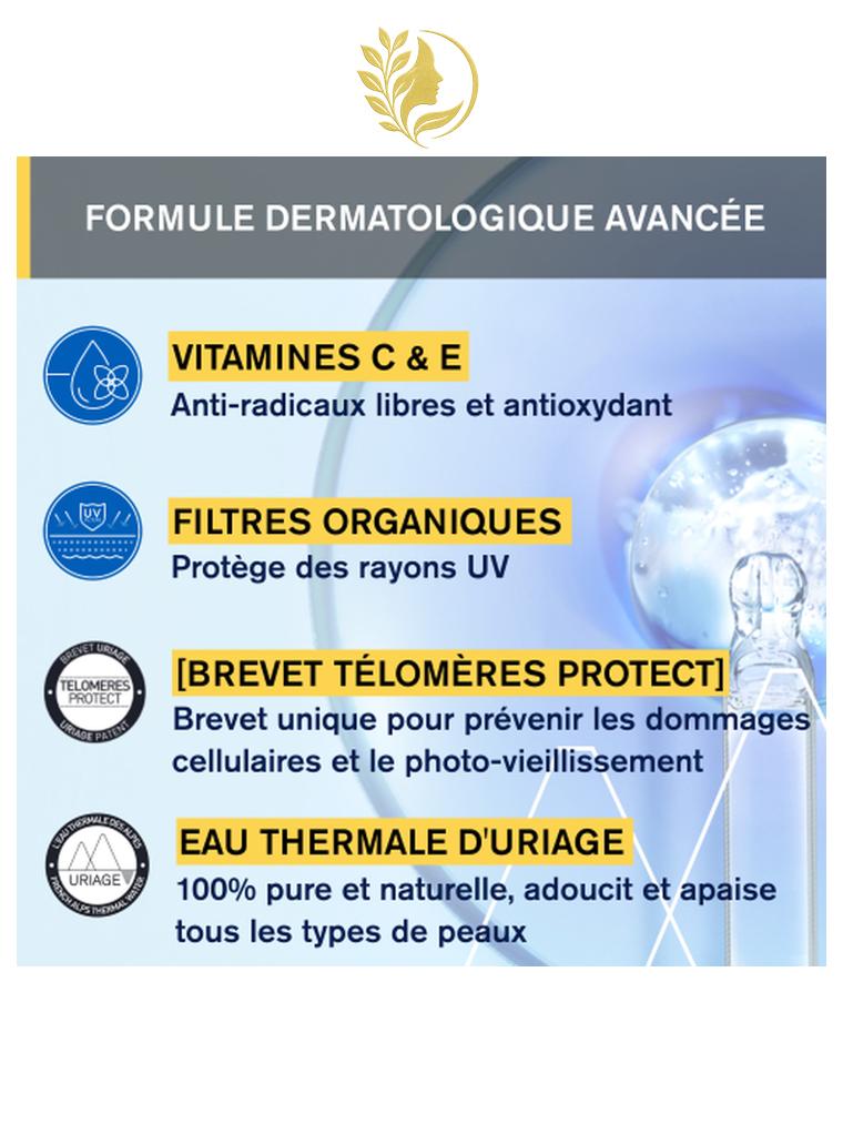 URIAGE BARIÉSUN - FLUIDE ANTI-TACHE SPF50+ TRÈS HAUTE PROTECTION, SKIN SHIELD TECHNOLOGY - 40 ML -