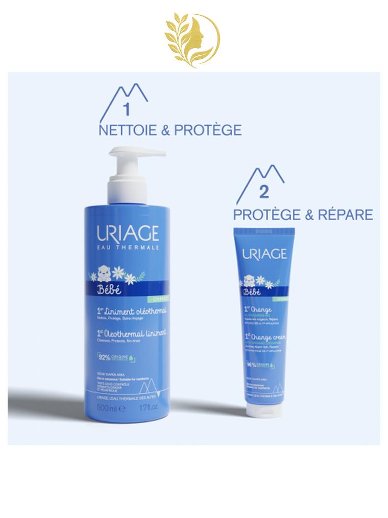 URIAGE BÉBÉ - 1ER CHANGE  APPAISE, CALME LES IRRITATIONS, HYDRATE - 100 ML -
