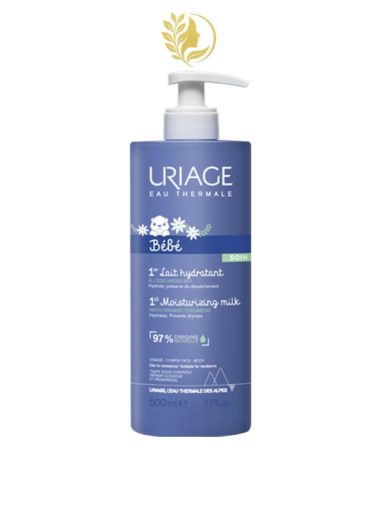 URIAGE BÉBÉ - 1ER LAIT HYDRATANT  HYDRATE, NOURRIT, PROTÈGE - 500 ML -