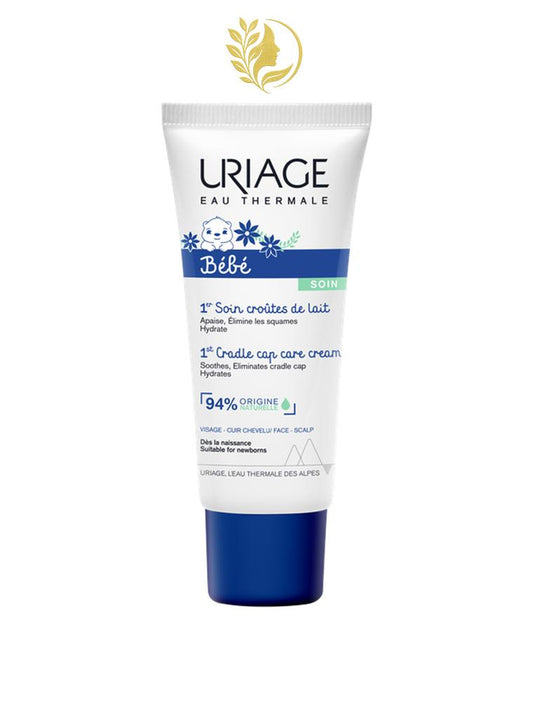 URIAGE BÉBÉ - 1ER SOIN CROÛTES DE LAIT  SOIN REGULATEUR, PURIFIANT ET APAISANT POUR LES CROUTES DE LAIT - 40 ML -