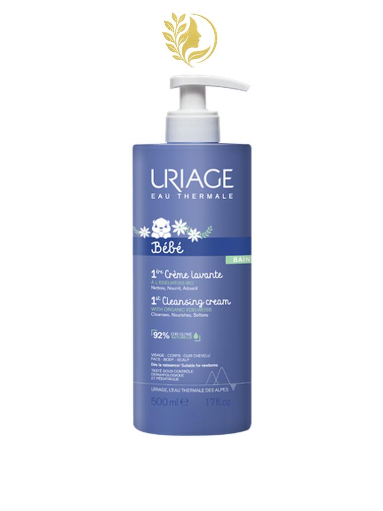 URIAGE BÉBÉ - 1ÈRE CRÈME LAVANTE  NETTOIE, NOURRIT - SANS SAVON - 500 ML & 1 L -