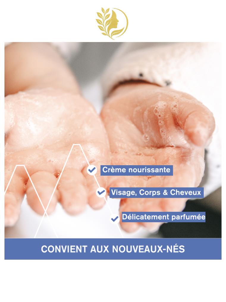 URIAGE BÉBÉ - 1ÈRE CRÈME LAVANTE  NETTOIE, NOURRIT - SANS SAVON - 500 ML & 1 L -