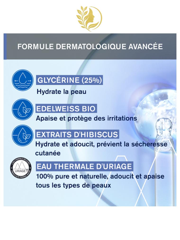 URIAGE BÉBÉ - 1ÈRE HUILE LAVANTE  NETTOIE, HYDRATE, PROTÈGE - SANS SAVON - 500 ML -