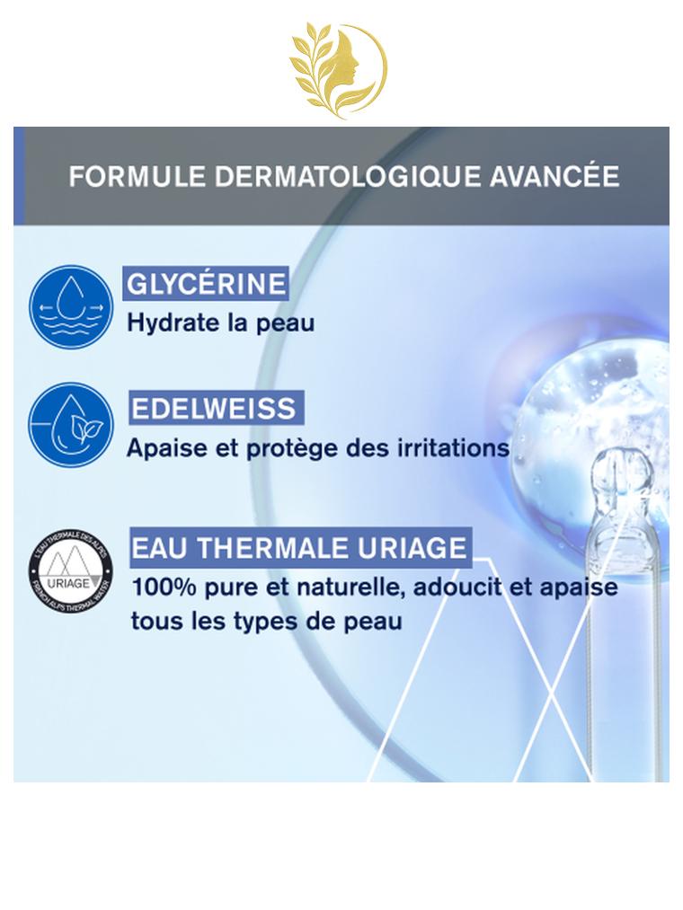 URIAGE BÉBÉ - 1 ÈRES LINGETTES NETTOYANTES  POUR LA TOILETTE DE BÉBÉ - SANS RINÇAGE - X70 UNITÉS -
