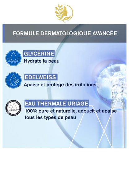 URIAGE BÉBÉ - 1 ÈRES LINGETTES NETTOYANTES  POUR LA TOILETTE DE BÉBÉ - SANS RINÇAGE - X70 UNITÉS -