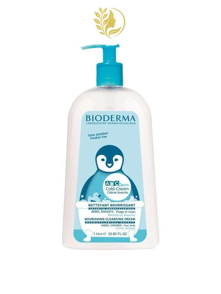 BIODERMA ABCDERM COLD CREAM CREME LAVANTE NOURRISSANTE 1L