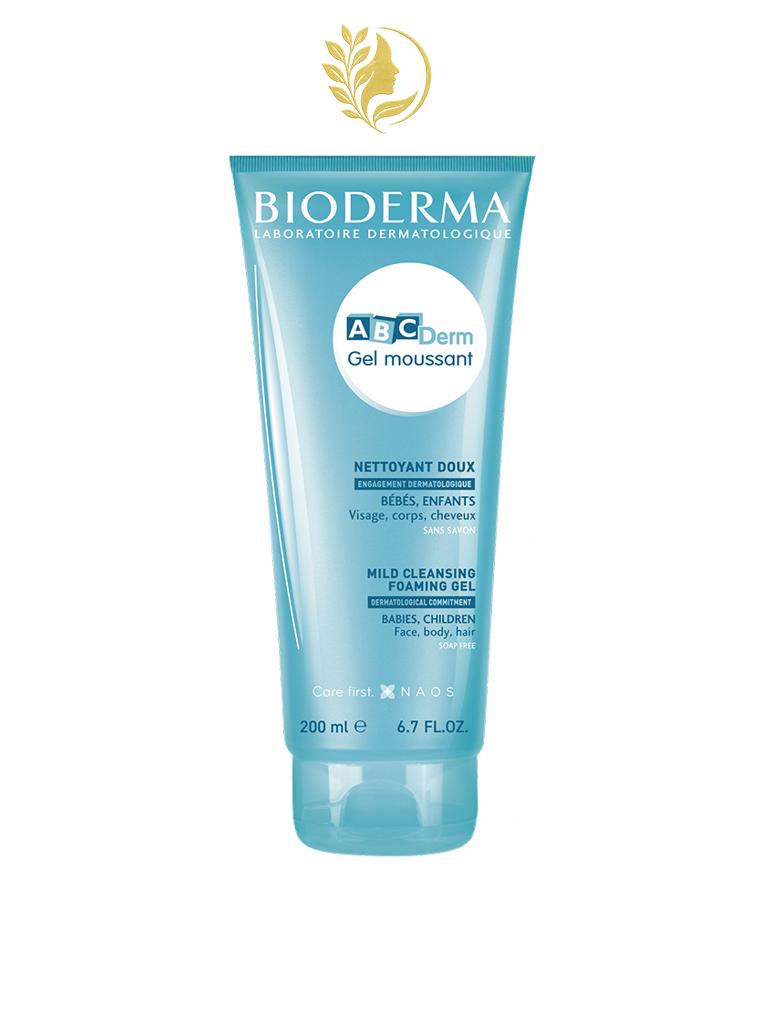 BIODERMA ABCDERM GEL NETTOYANT MOUSSANT DOUX 200 ML