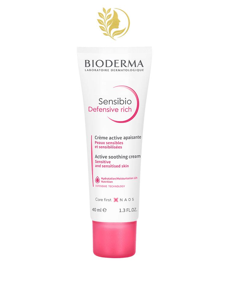 BIODERMA SENSIBIO DEFENSIVE RICHE CREME ACTIVE APAISANTE 40 ML