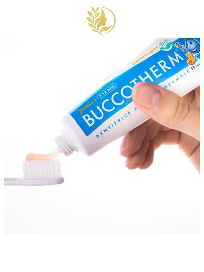 BUCCOTHERM DENTIFRICE JUNIOR 7-12 ANS – ICE TEA PÊCHE - 50 ML -