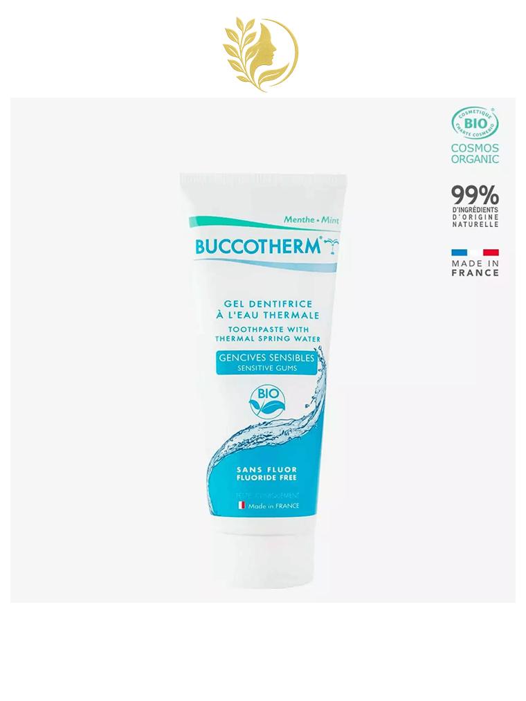 BUCCOTHERM GEL DENTIFRICE GENCIVES SENSIBLES SANS FLUOR CERTIFIÉ BIO 75 ML