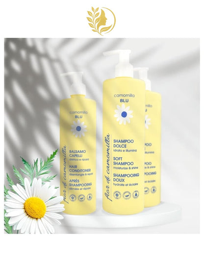 CAMOMILLA BLU SHAMPOOING DOUX FLEUR DE CAMOMILLE - 500 ML -