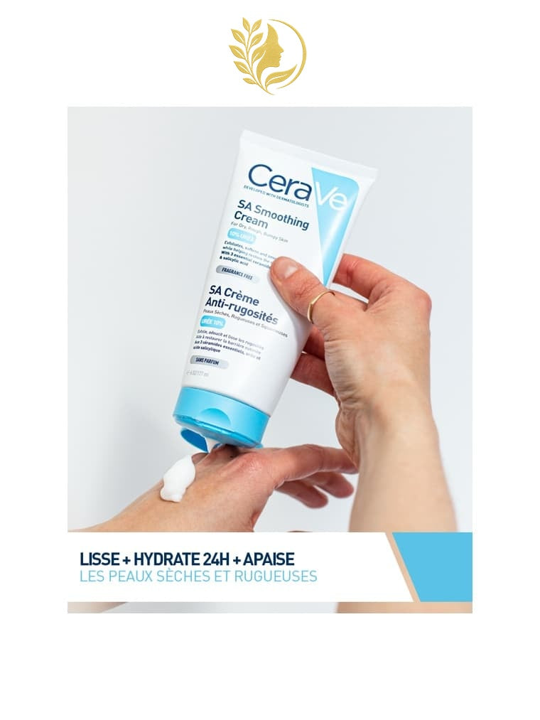 CERAVE CRÈME ANTI-RUGOSITÉS À L’ACIDE SALICYLIQUE - 177 ML & 340 ML -