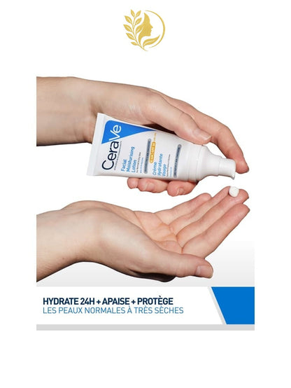 CERAVE CRÈME HYDRATANTE VISAGE SPF50 POUR PEAUX NORMALES À SÈCHES - 52 ML -
