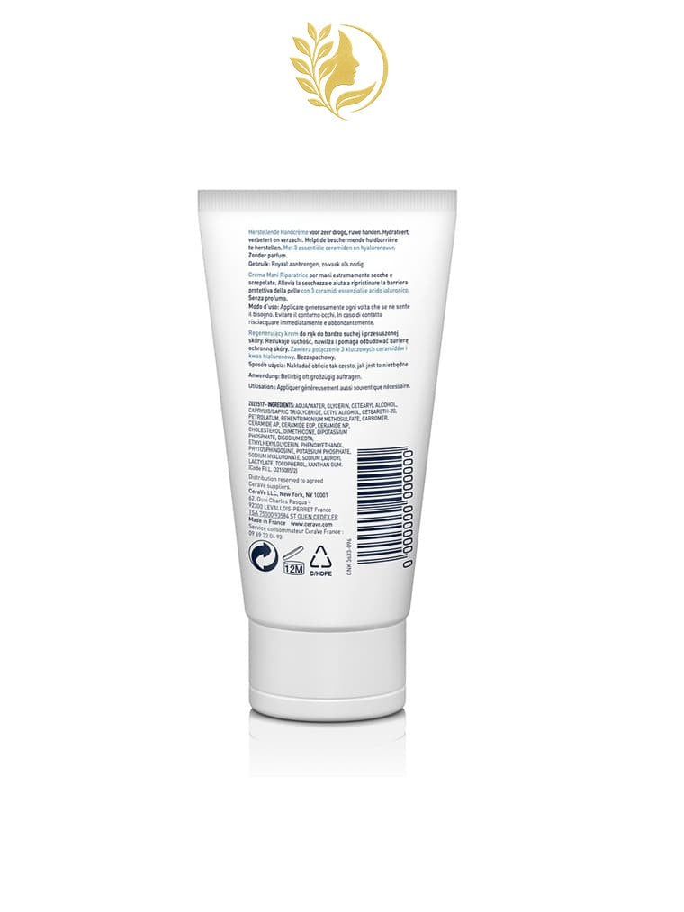 CERAVE CRÈME MAINS RÉPARATRICE POUR PEAUX SÈCHES À TRÈS SÈCHES - 50 ML & 100 ML -