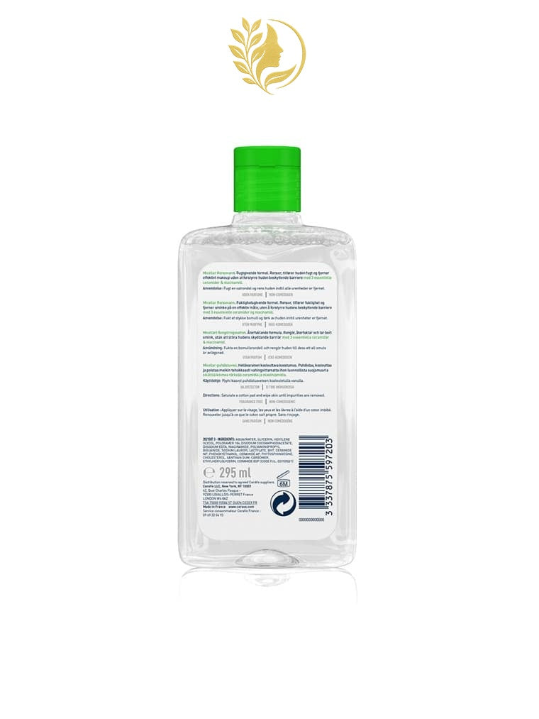CERAVE EAU MICELLAIRE POUR TOUT TYPE DE PEAU - 295 ML -