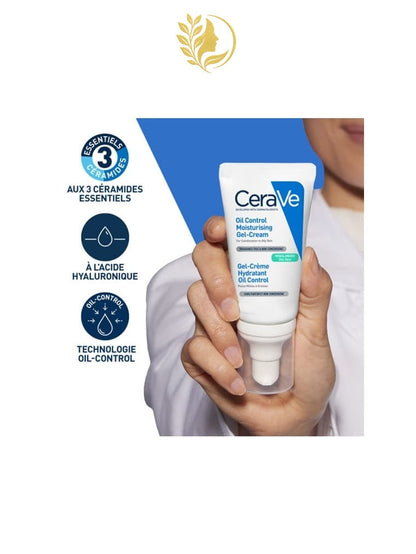 CERAVE GEL-CRÈME HYDRATANT OIL CONTROL VISAGE - 52 ML -