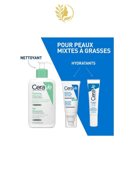 CERAVE GEL-CRÈME HYDRATANT OIL CONTROL VISAGE - 52 ML -