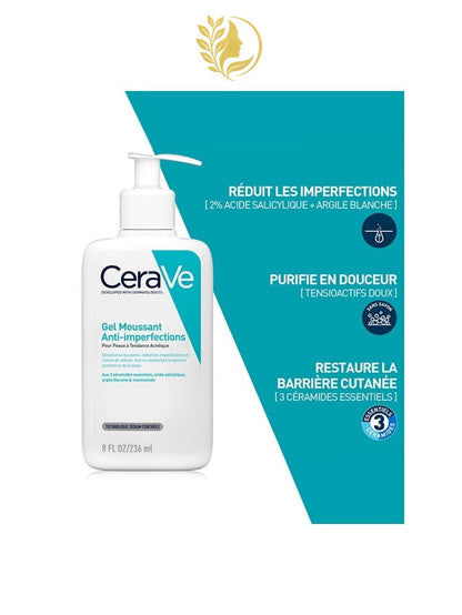 CERAVE GEL MOUSSANT ANTI-IMPERFECTIONS - 236 ML -