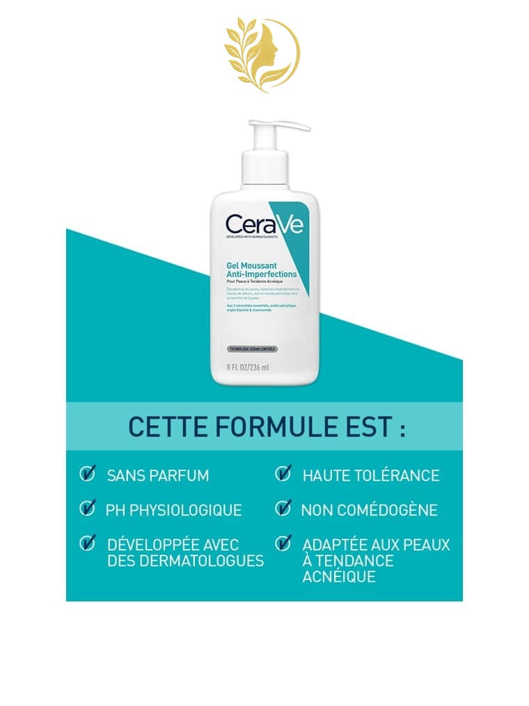 CERAVE GEL MOUSSANT ANTI-IMPERFECTIONS - 236 ML -