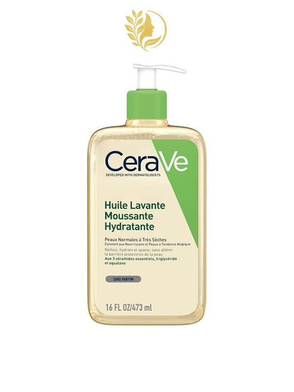 CERAVE HUILE LAVANTE MOUSSANTE HYDRATANTE - 236ML & 473ML -
