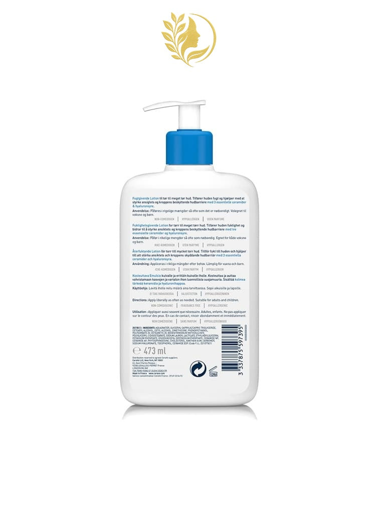 CERAVE LAIT HYDRATANT POUR PEAUX NORMALES À SÈCHES - 236 & 473 ML -