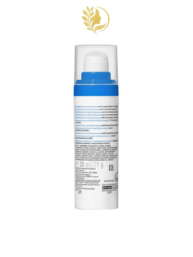 CERAVE SÉRUM HYDRATANT ACIDE HYALURONIQUE POUR TOUS LES TYPES DE PEAUX - 30 ML -