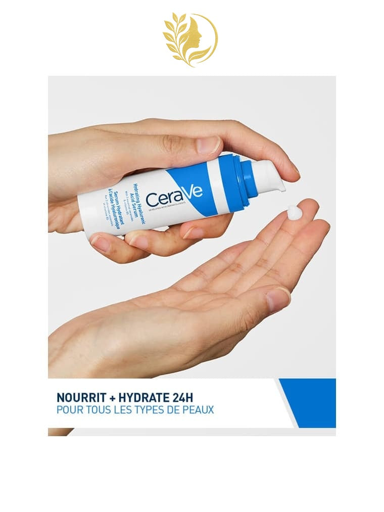 CERAVE SÉRUM HYDRATANT ACIDE HYALURONIQUE POUR TOUS LES TYPES DE PEAUX - 30 ML -