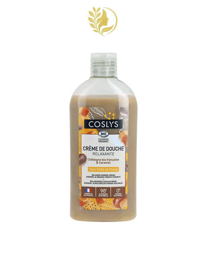 COSLYS CREME DE DOUCHE RELAXANTE 250 ML CHATAIGNE BIO ET CARAMEL
