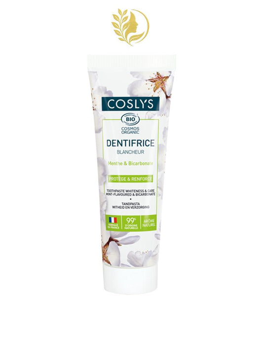 COSLYS DENTIFRICE BLANCHEUR MENTHE ET BICARBONATE 100 G