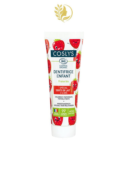 COSLYS DENTIFRICE ENFANT FRAISE BIO 3-6 ANS 50 ML