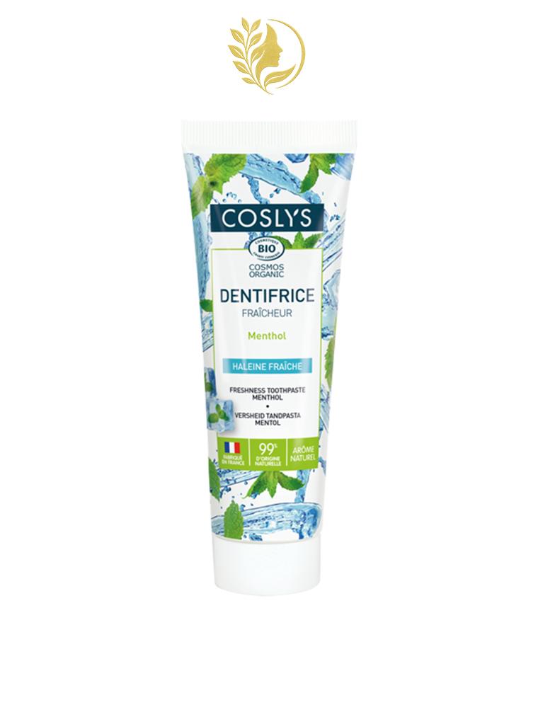 COSLYS DENTIFRICE FRAICHEUR MENTHOL HALEINE FRAICHE 100 G