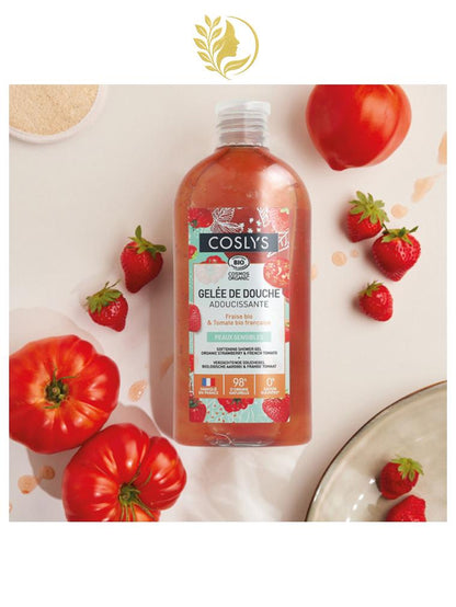 COSLYS GELÉE DE DOUCHE ADOUCISSANTE FRAISE TOMATE - 250 ML -