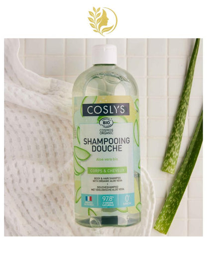 COSLYS SHAMPOOING DOUCHE ALOE VERA  - 1 L -