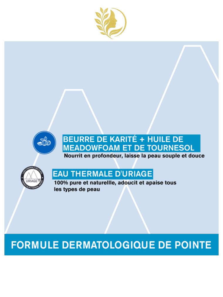 URIAGE CRÈME LAVANTE  NETTOIE, HYDRATE, PROTÈGE - 200, 500 ML & 1 L -