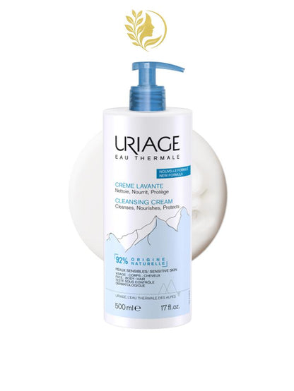 URIAGE CRÈME LAVANTE  NETTOIE, HYDRATE, PROTÈGE - 200, 500 ML & 1 L -