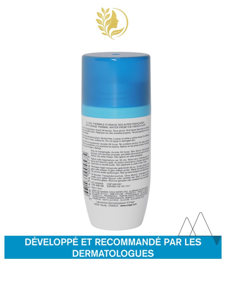 URIAGE DÉODORANT PUISSANCE 3  SANS ALCOOL, ANTI-ODEUR, ANTI-TRANSPIRANT - 50 ML -