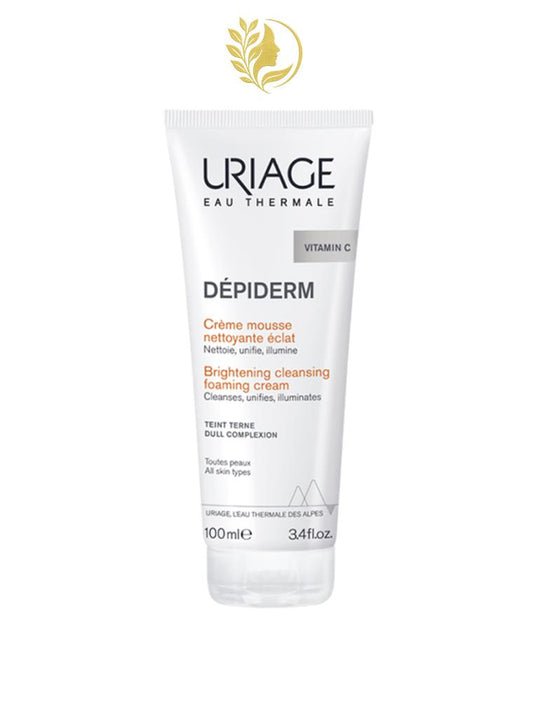 URIAGE DÉPIDERM - CRÈME MOUSSE NETTOYANTE ÉCLAT  NETTOIE, UNIFIE, ILLUMINE - 100 ML -