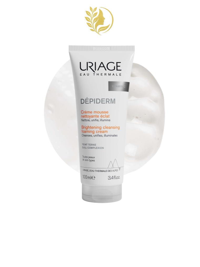 URIAGE DÉPIDERM - CRÈME MOUSSE NETTOYANTE ÉCLAT  NETTOIE, UNIFIE, ILLUMINE - 100 ML -