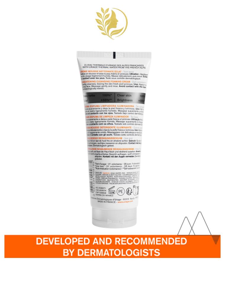 URIAGE DÉPIDERM - CRÈME MOUSSE NETTOYANTE ÉCLAT  NETTOIE, UNIFIE, ILLUMINE - 100 ML -