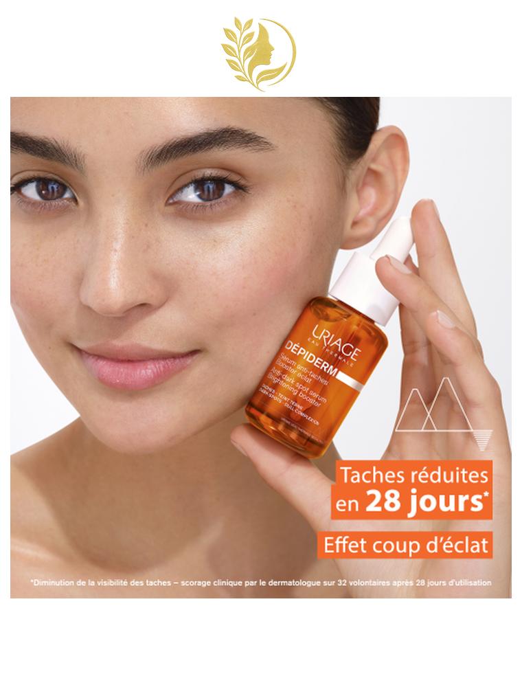 URIAGE DÉPIDERM - SÉRUM ANTI-TACHES BOOSTER ÉCLAT  UNIFIE, LISSE, ILLUMINE - 30 ML -