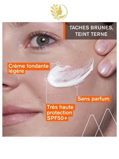 URIAGE DÉPIDERM - SOIN DE JOUR ANTI-TACHES SPF50+ PRÉVIENT & PROTÈGE CONTRE LES TACHES - 30 ML -