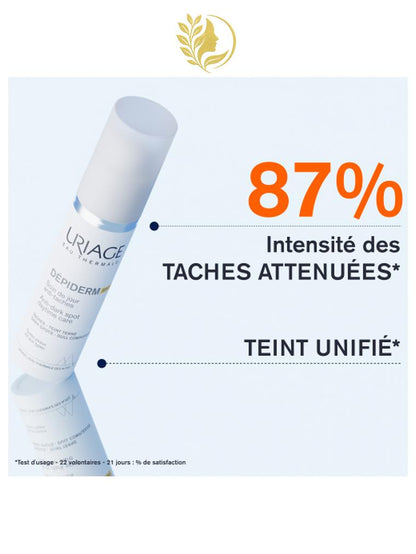 URIAGE DÉPIDERM - SOIN DE JOUR ANTI-TACHES SPF50+ PRÉVIENT & PROTÈGE CONTRE LES TACHES - 30 ML -