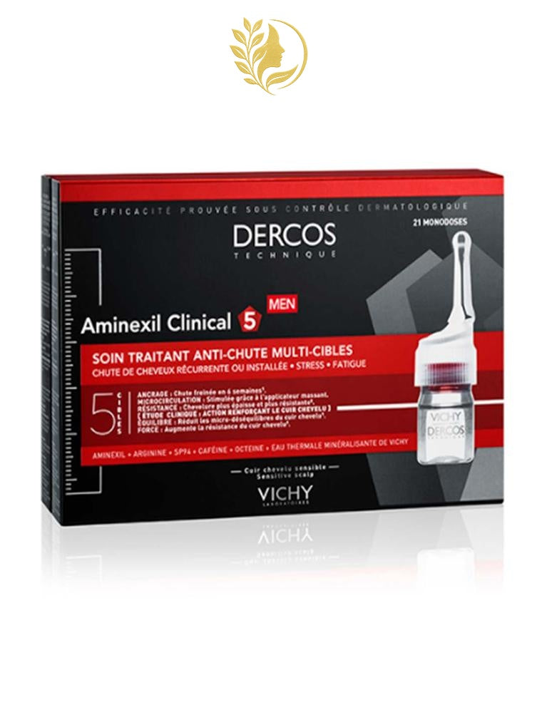 DERCOS TECHNIQUE AMINEXIL CLINICAL 5 HOMMES - 5 * 21 ML -