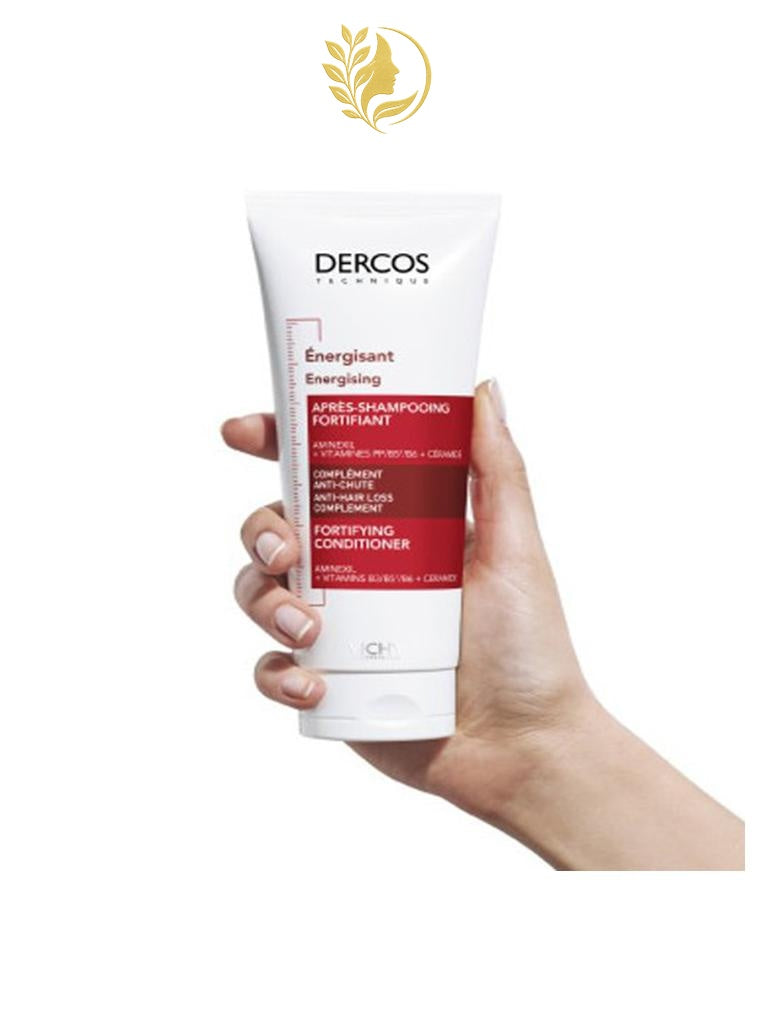 DERCOS TECHNIQUE ENERGISANT - APRÈS-SHAMPOOING FORTIFIANT COMPLÉMENT ANTI-CHUTE - 200 ML -