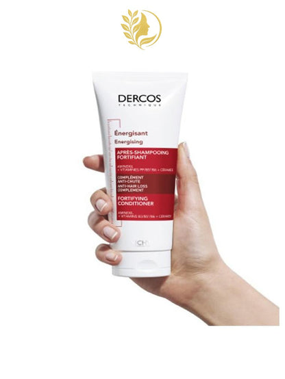 DERCOS TECHNIQUE ENERGISANT - APRÈS-SHAMPOOING FORTIFIANT COMPLÉMENT ANTI-CHUTE - 200 ML -